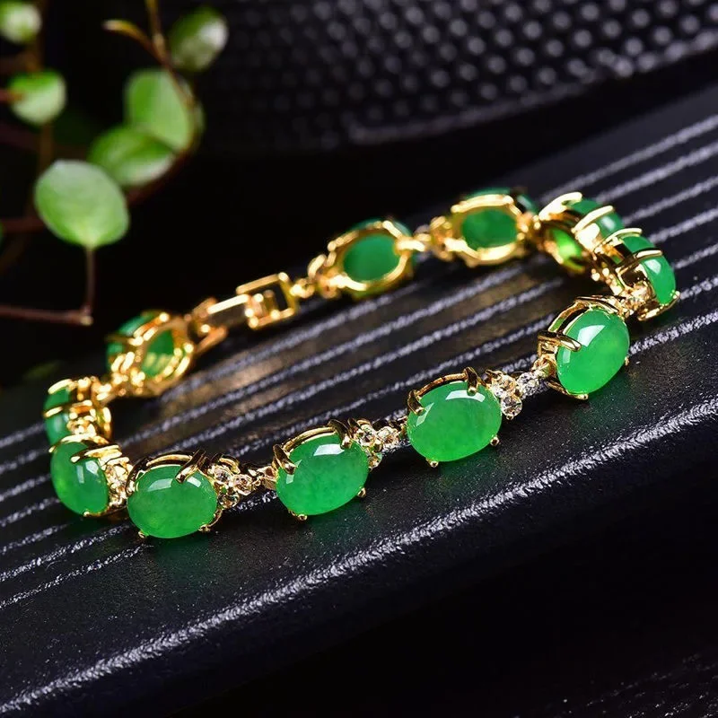 Jewelry & Watches Sp Z Oo Opinie - Natural Green Jade Agate LOVE Beads