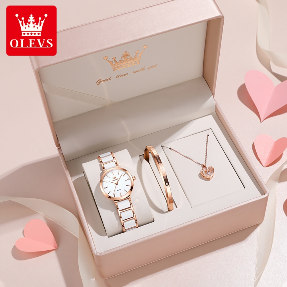 Jewellery Watches - OLEVS Women Watch 5877 Luxury Elegant