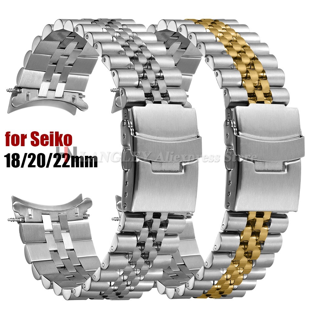 Jared Jewelry Watches - Curved End Stainless Steel Watch Strap