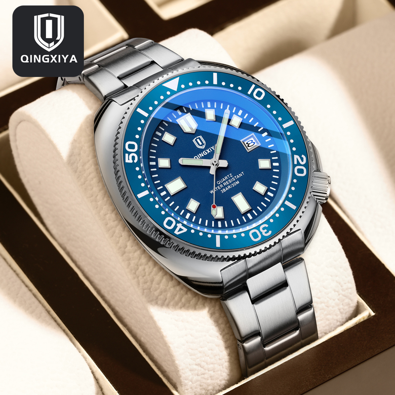 Jewelry Inspired Watches - QINGXIYA Brand Fashion Classic Blue Quartz