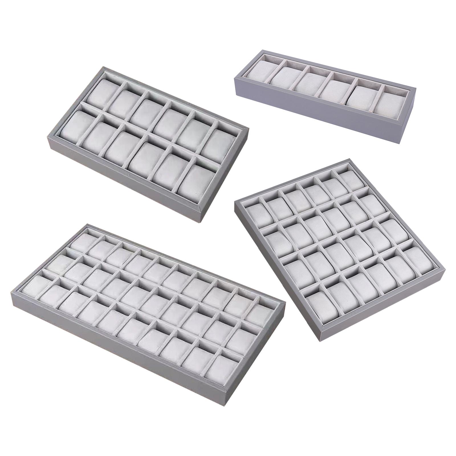 Jewelry Tray Wooden 30 Grid Wa - огляд і ціна Jewelry Store Mens Watches