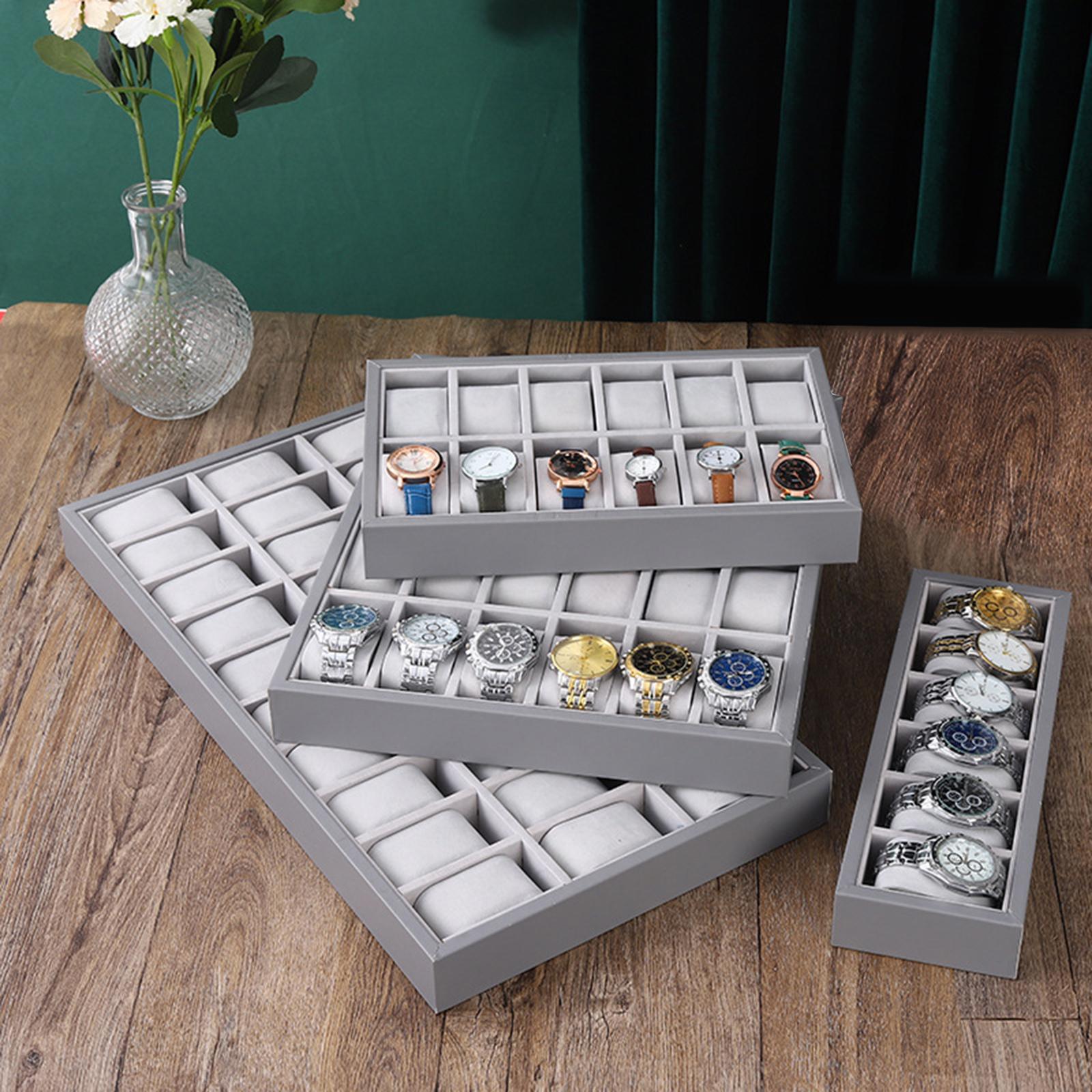 Jewelry Tray Wooden 30 Grid Wa - огляд і ціна Jewelry Store Mens Watches