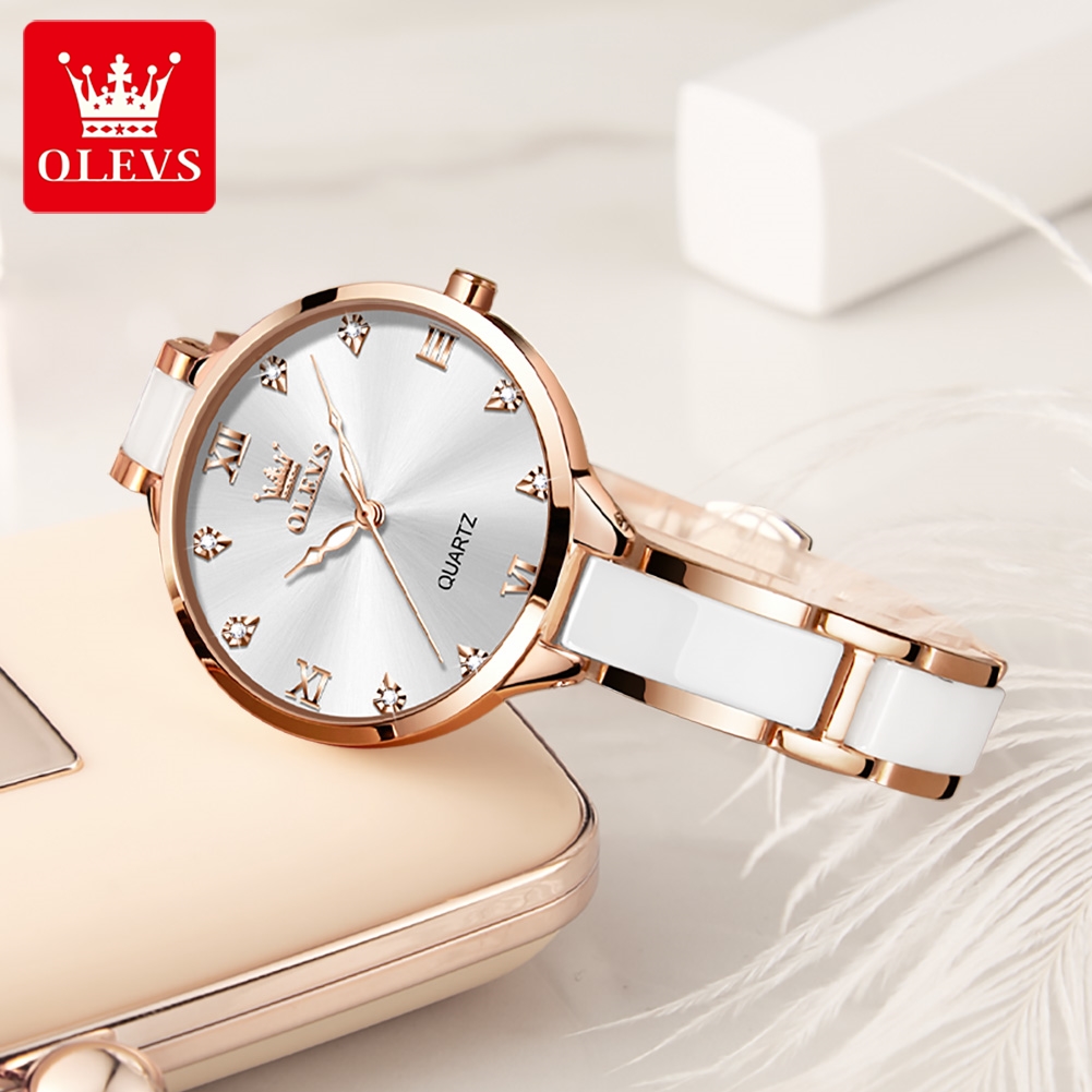 OLEVS 5872 Women Watches Quart - огляд і ціна Jewellery Watches