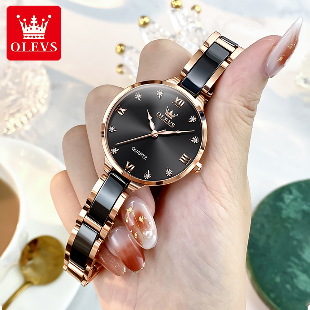 OLEVS 5872 Women Watches Quart - огляд і ціна Jewellery Watches