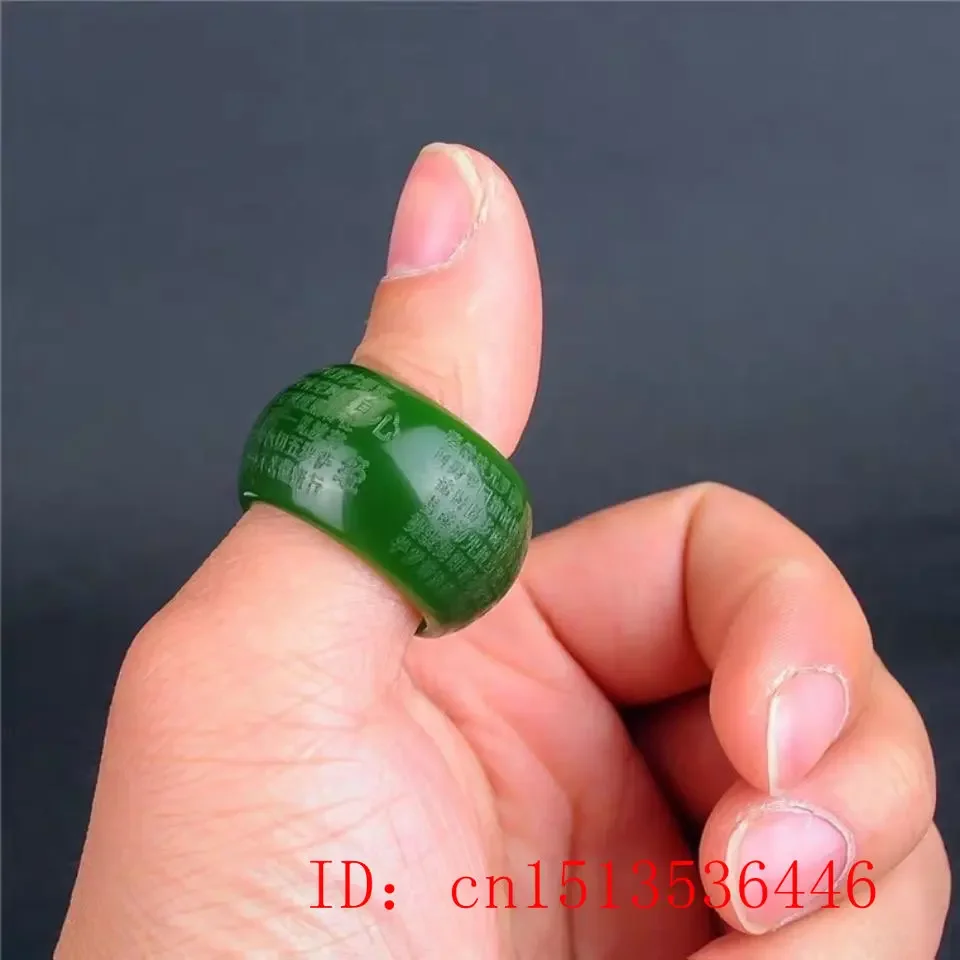 Natural Green Jade 22mm Ring H - огляд і ціна Jewelry & Watches Sp Z Oo Opinie