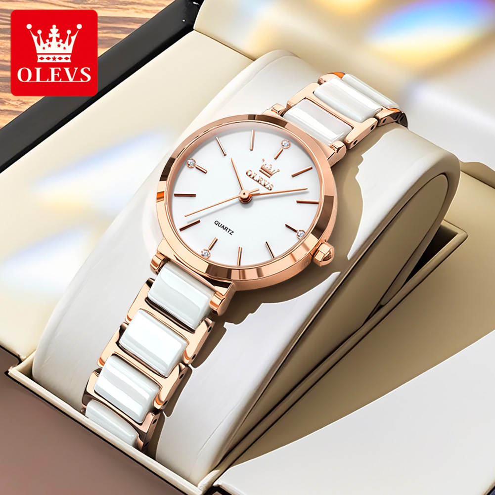 OLEVS Women Watch 5877 Luxury  - огляд і ціна Jewellery Watches