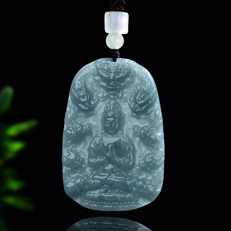 Real Natural Emerald Jade Blue - огляд і ціна Jewelry & Watches Sp Z Oo Opinie