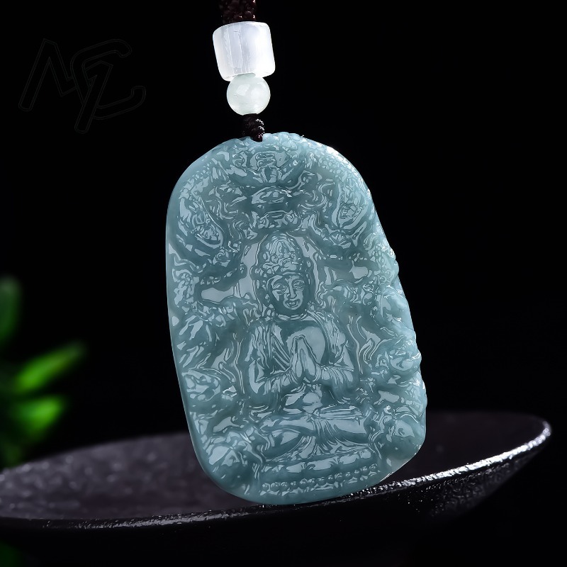 Real Natural Emerald Jade Blue - огляд і ціна Jewelry & Watches Sp Z Oo Opinie