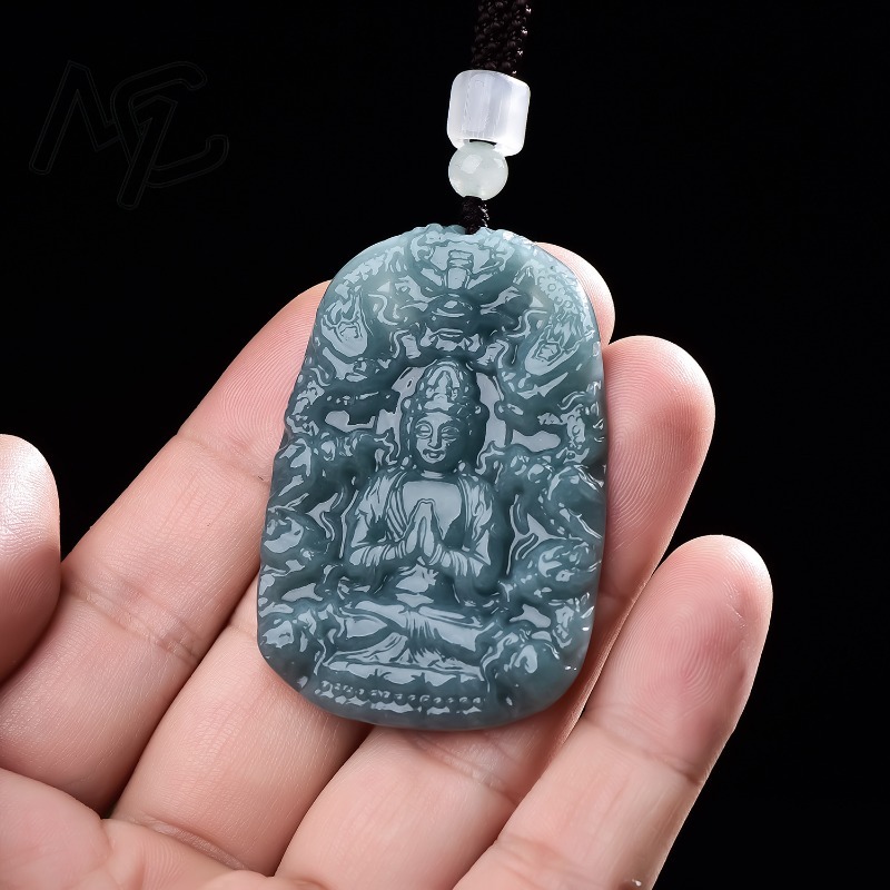 Real Natural Emerald Jade Blue - огляд і ціна Jewelry & Watches Sp Z Oo Opinie