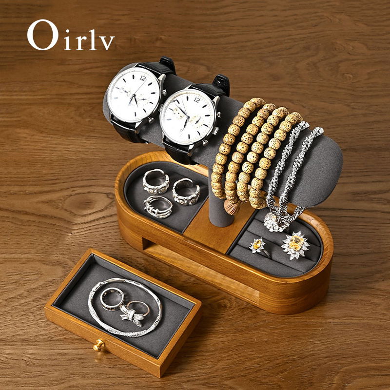 Oirlv Solid Wood Watch Organiz - огляд і ціна Jewellery Watches