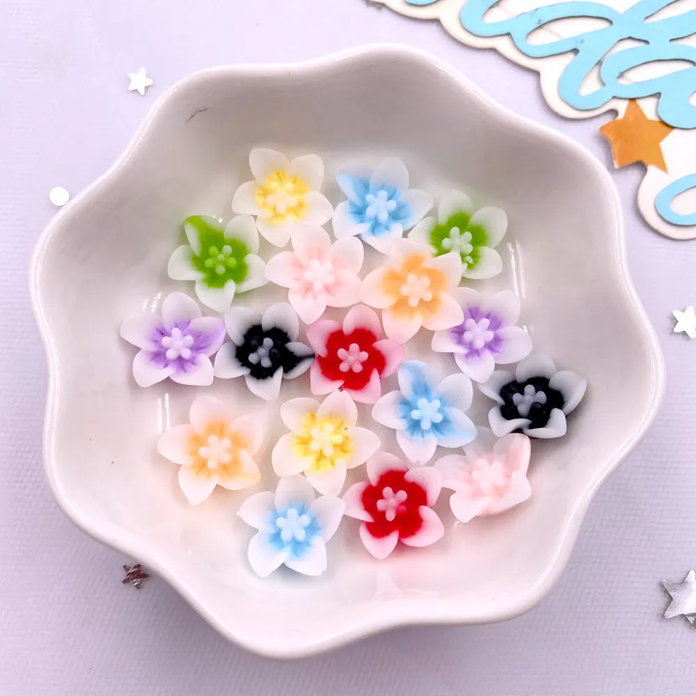 50pcs Resin 13mm Colorful 3D M - огляд і ціна Paradise Jewelry & Watches Llc