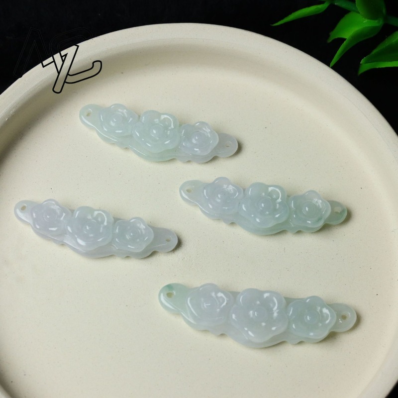 1pc Natural Jadeite Emerald Fl - огляд і ціна Jewelry & Watches Sp Z Oo Opinie