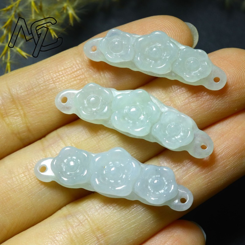 1pc Natural Jadeite Emerald Fl - огляд і ціна Jewelry & Watches Sp Z Oo Opinie