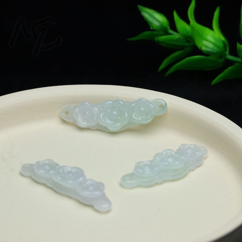 1pc Natural Jadeite Emerald Fl - огляд і ціна Jewelry & Watches Sp Z Oo Opinie