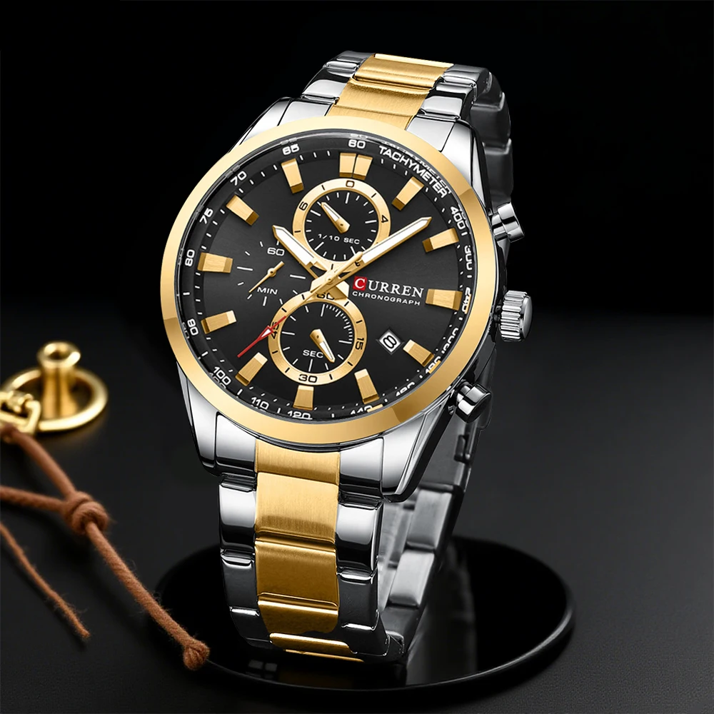 CURREN Casual Quartz Chrono Sp - огляд і ціна Jewellery Watches