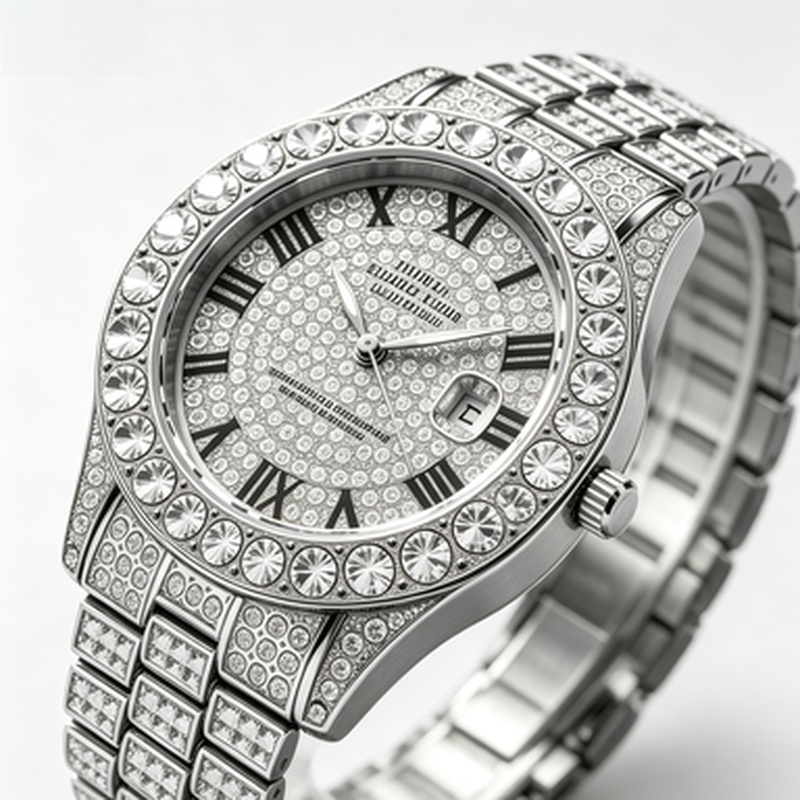 Hot‑Selling Gold Luxury Iced‑O - огляд і ціна Jewelry Type Watches