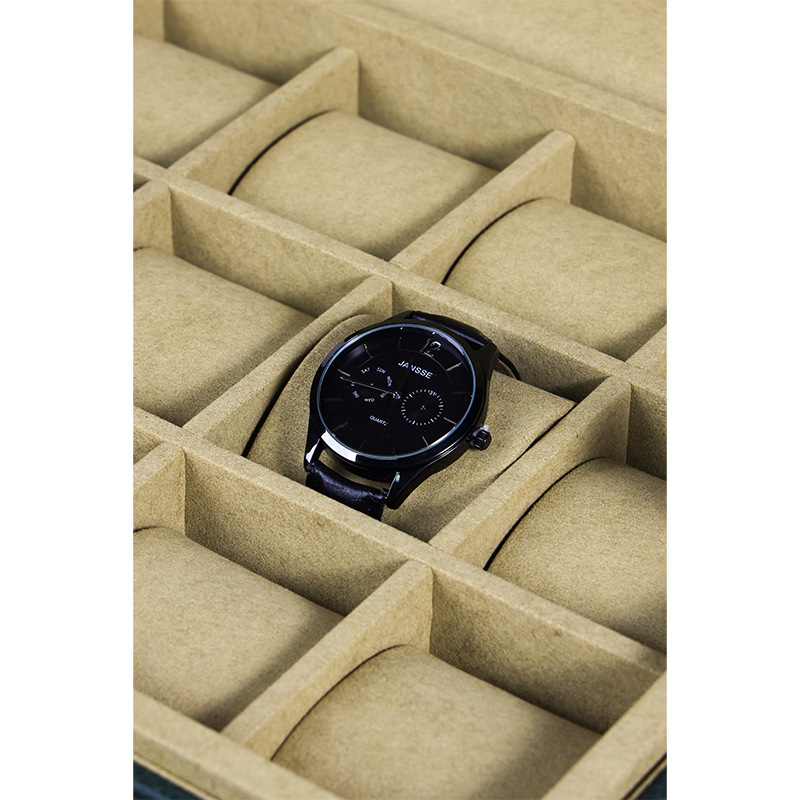 OEM ODM Luxury 15 Slots Green  - огляд і ціна Watch Display Box