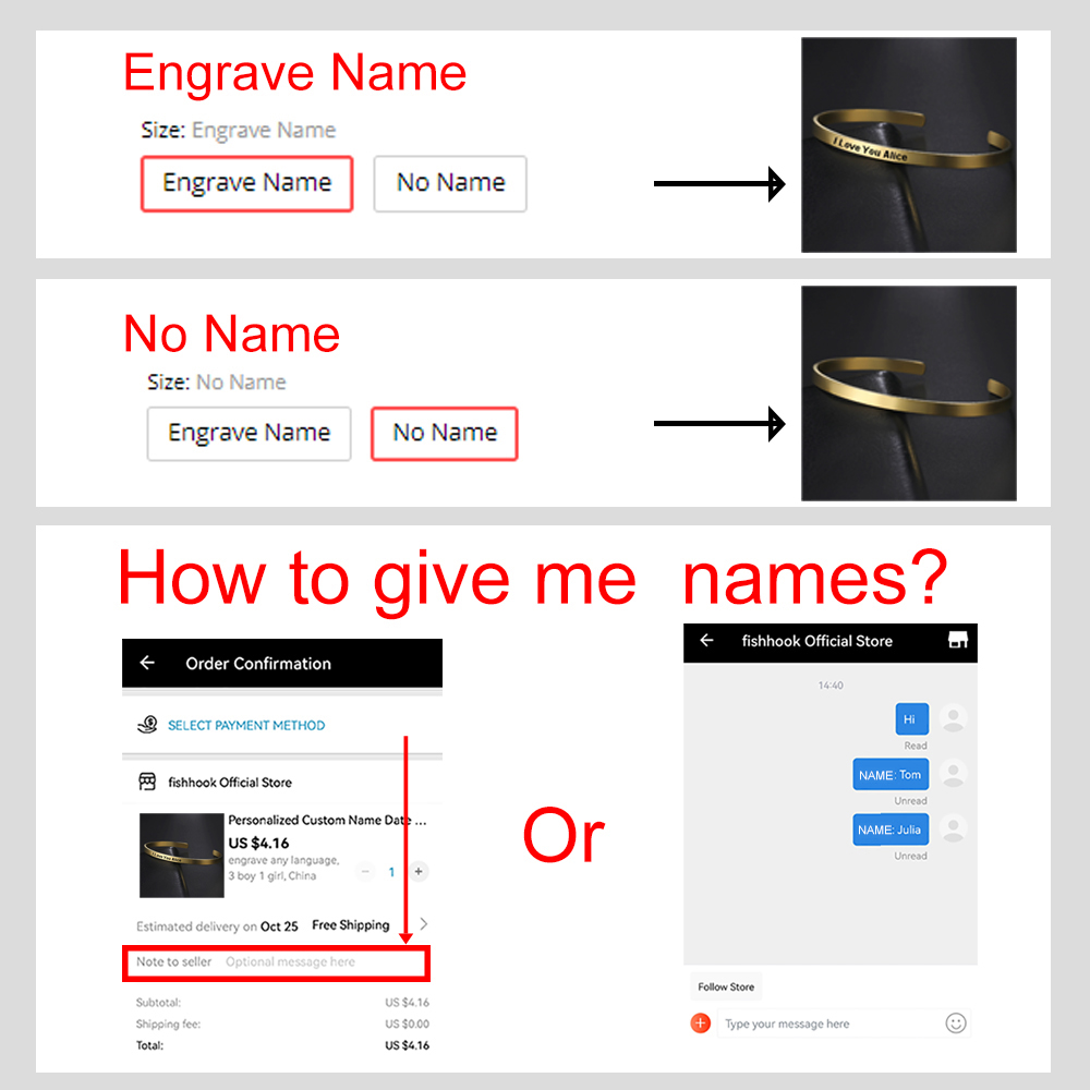 Name Bangle Personalized Brace - огляд і ціна Rose Gold Bracelet