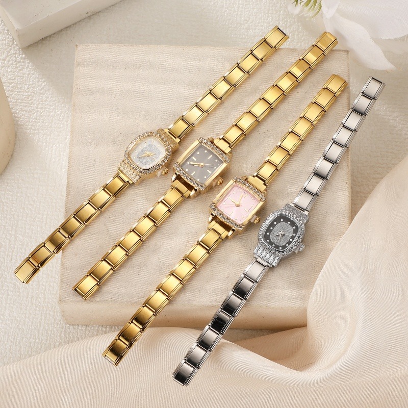 2026 Golden Square Watch Gift  - огляд і ціна Jewelry Type Watches
