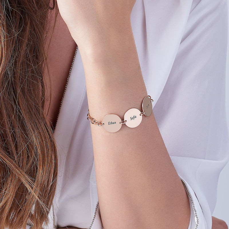 Engraved Name Bracelet 18K Gol - огляд і ціна Rose Gold Bracelet