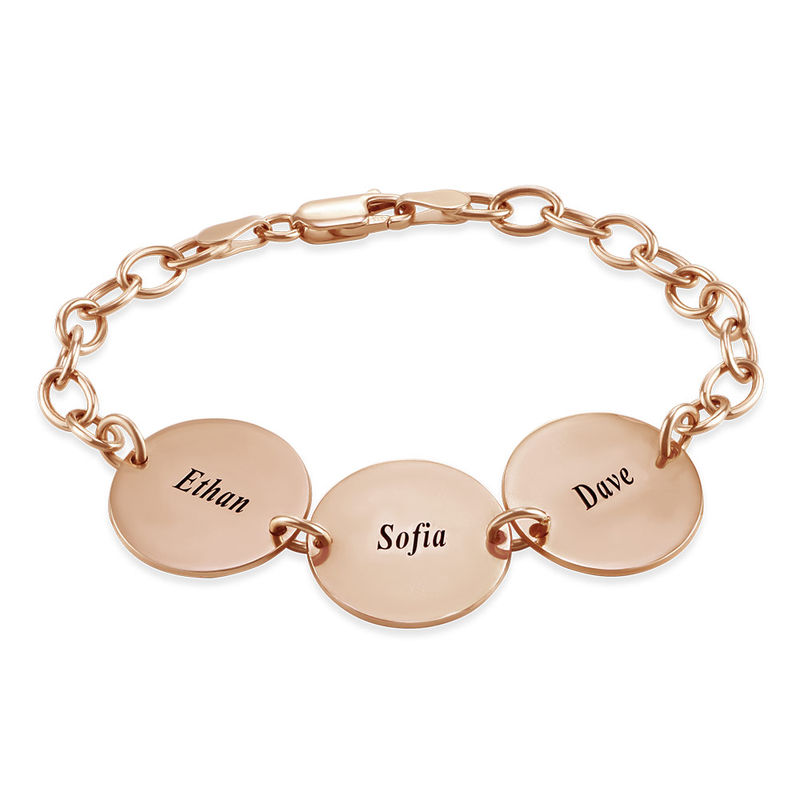 Engraved Name Bracelet 18K Gol - огляд і ціна Rose Gold Bracelet