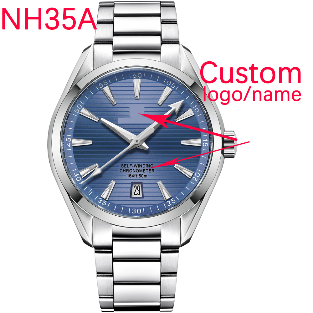 Luxury NH35 Movt Custom Logo 4 - огляд і ціна Jewellery Watches
