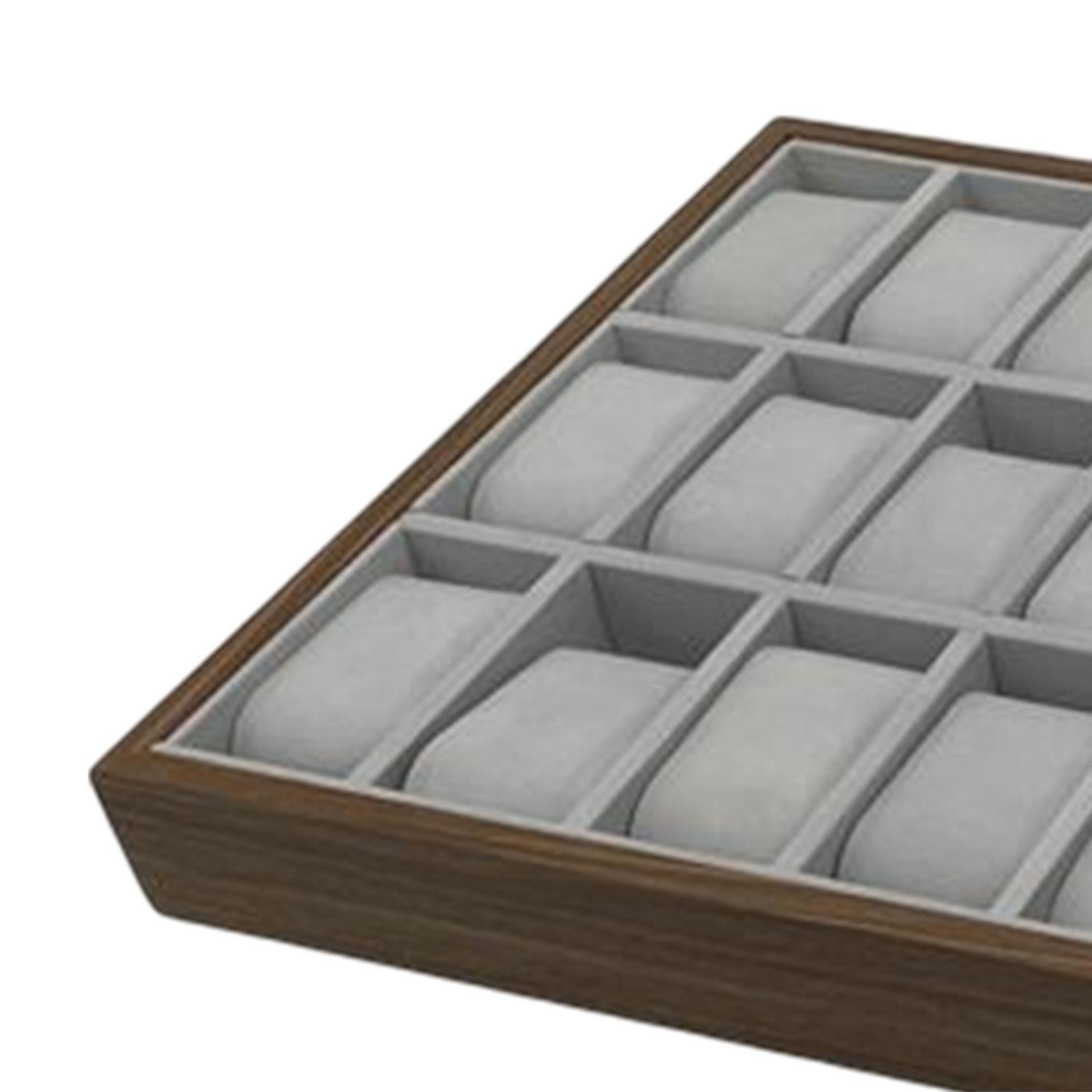 Jewelry Tray 30 Grid Wooden St - огляд і ціна Jewelry Store Mens Watches