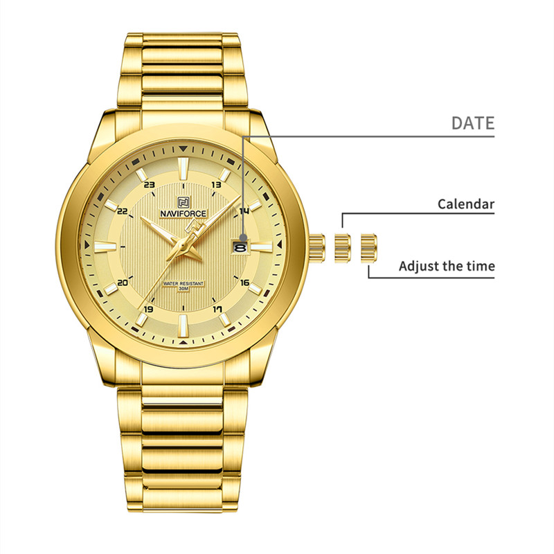 2024 Top Brand NAVIFORCE Mens  - огляд і ціна Jewelry Inspired Watches