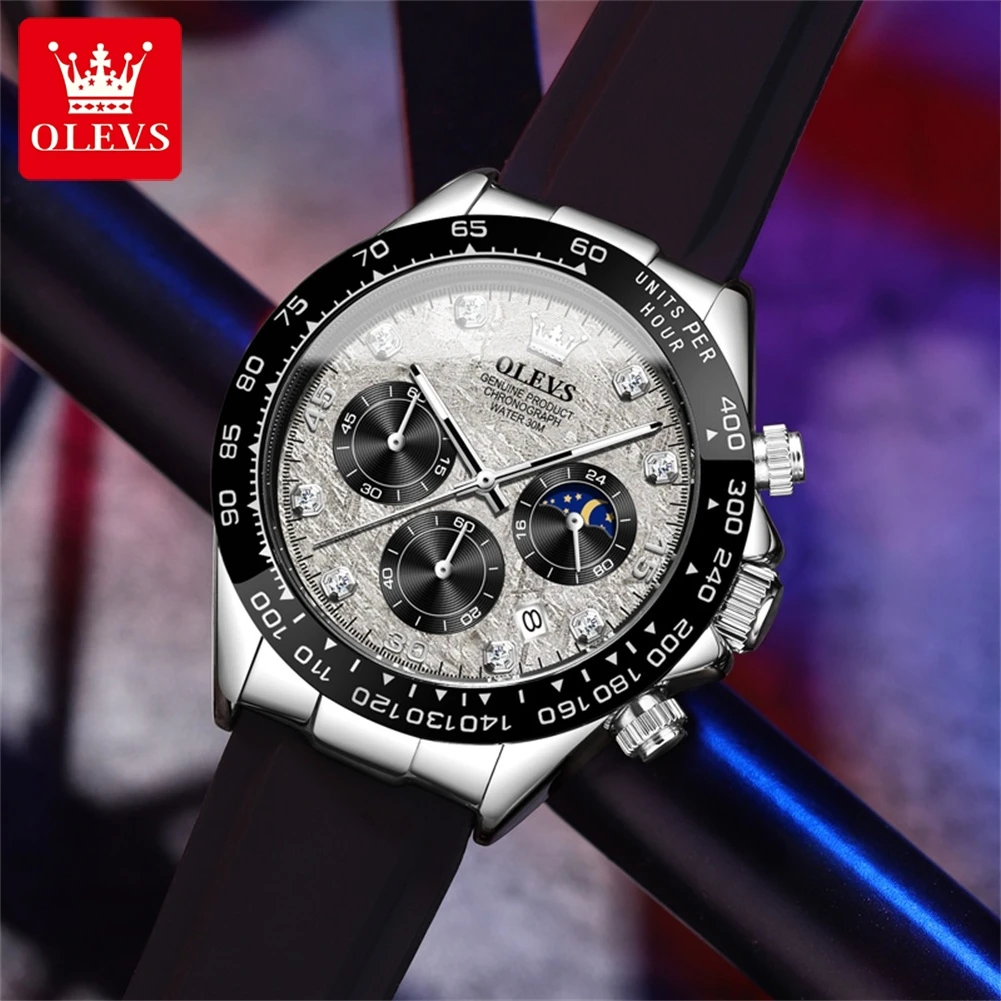 OLEVS 2875 Men's Watches Chron - огляд і ціна Jewelry Inspired Watches